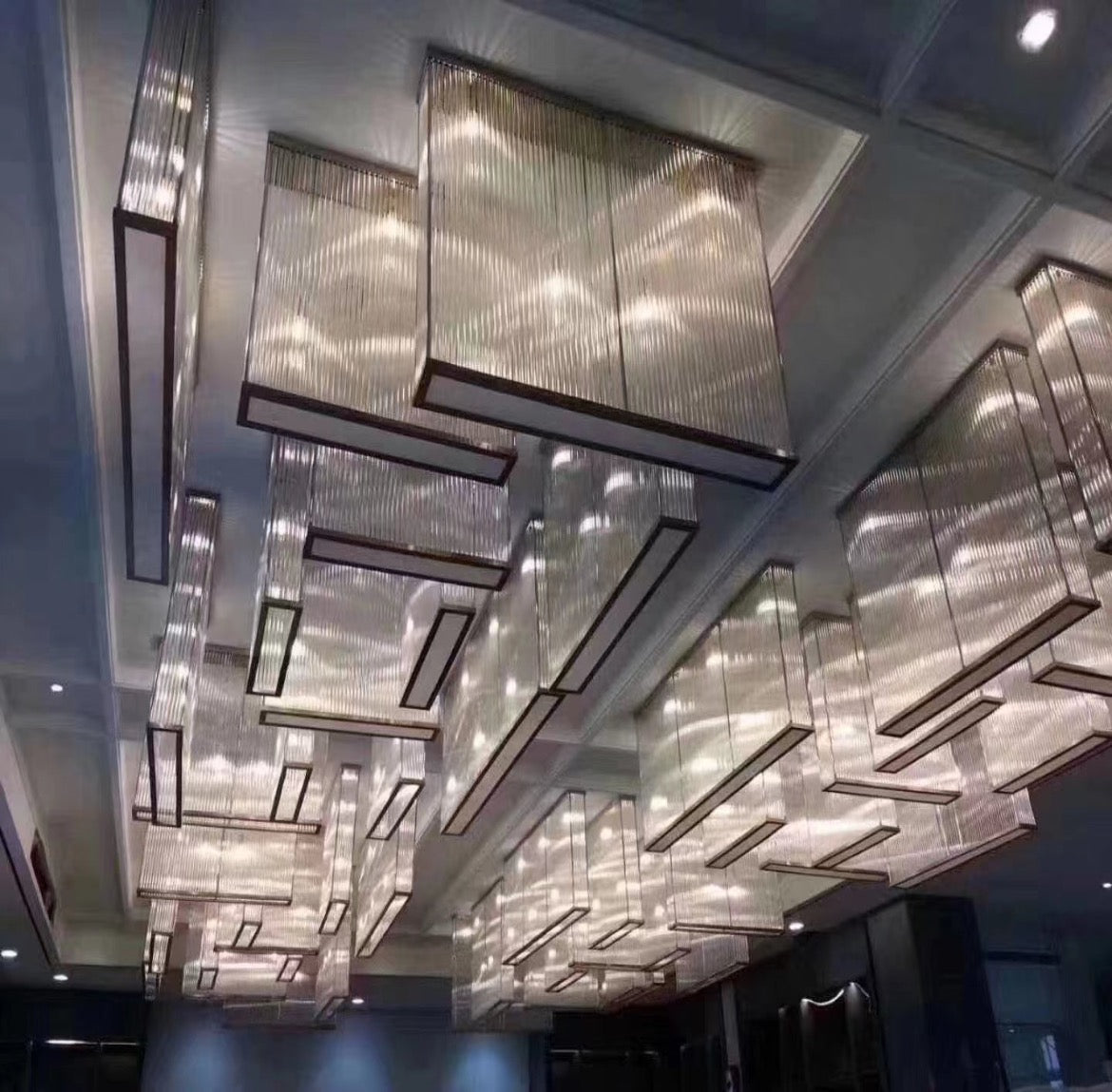 Commercial Square Drop Lighting
