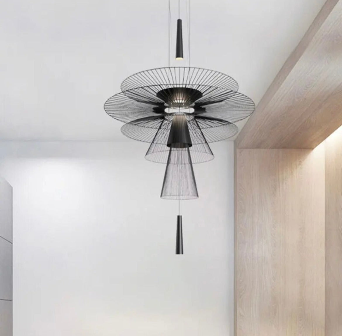 Metal Chord Pendant Light