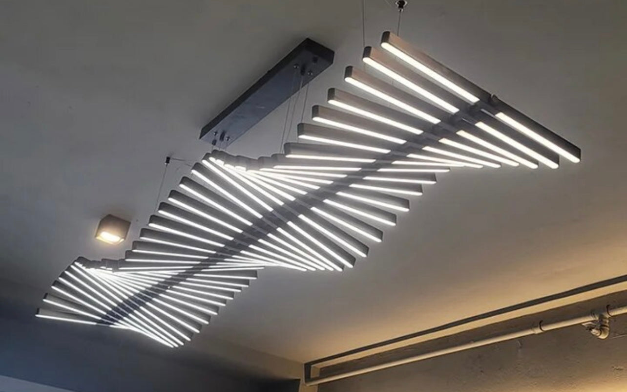 Minimalist Fishbone Pendant Lights