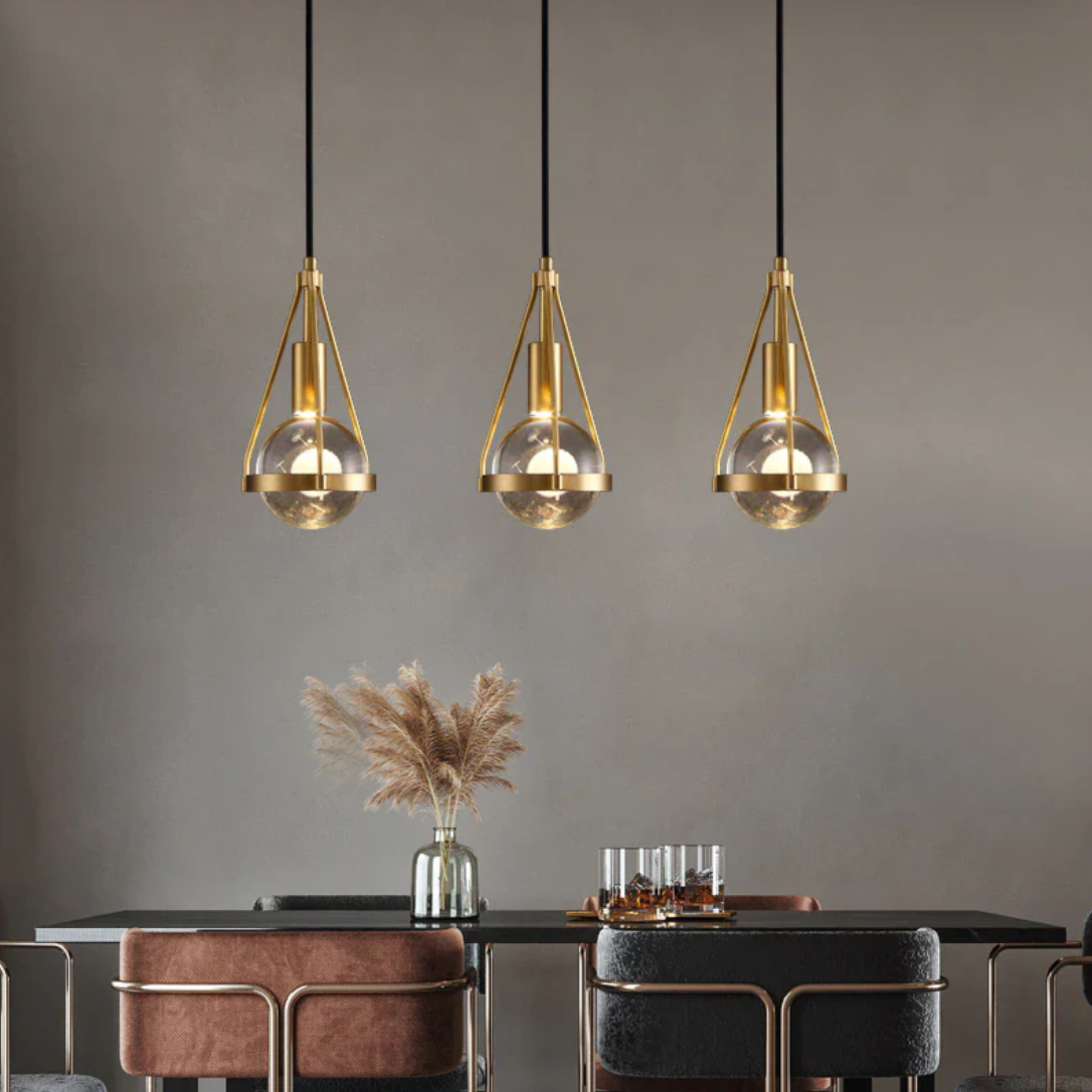Hanging lights for over a table