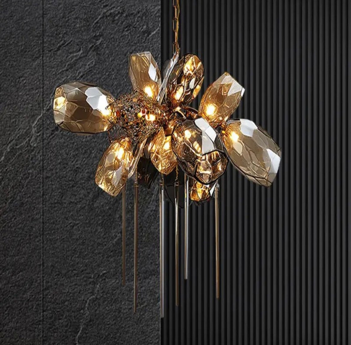 Luxury Stained Glass Chandelier