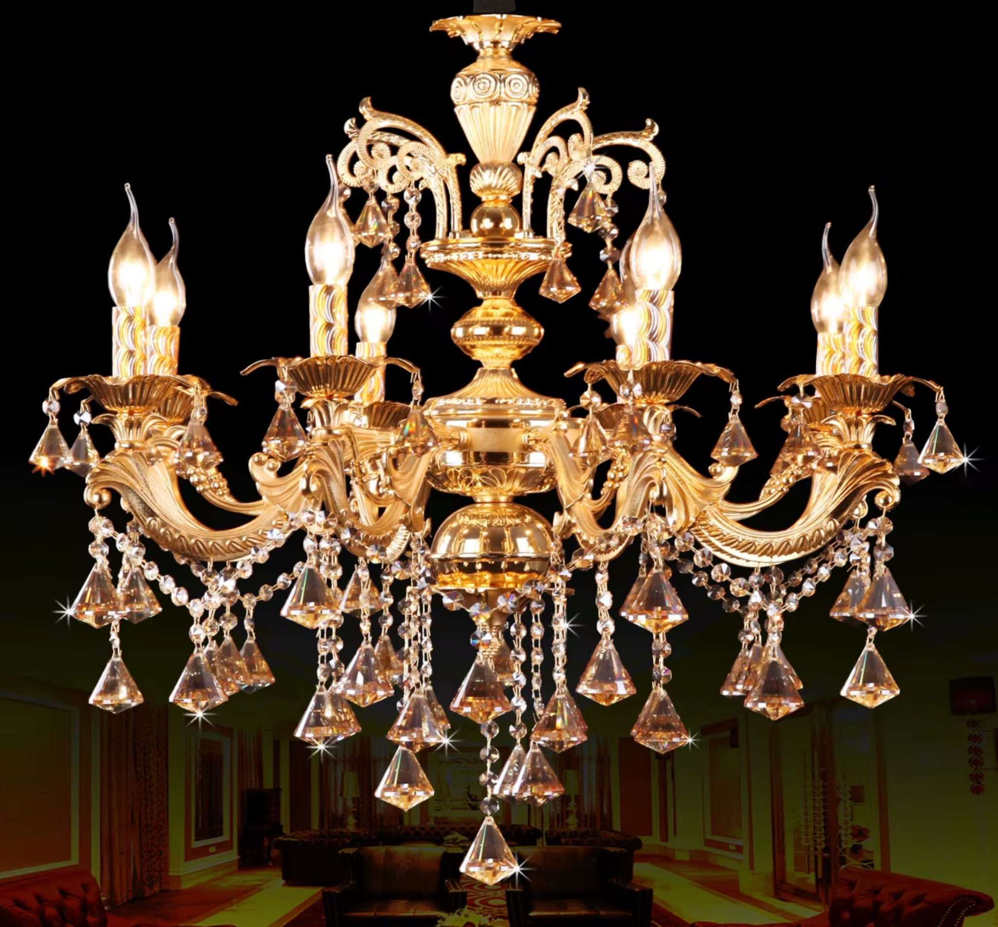 Luxury italian chandelier lights