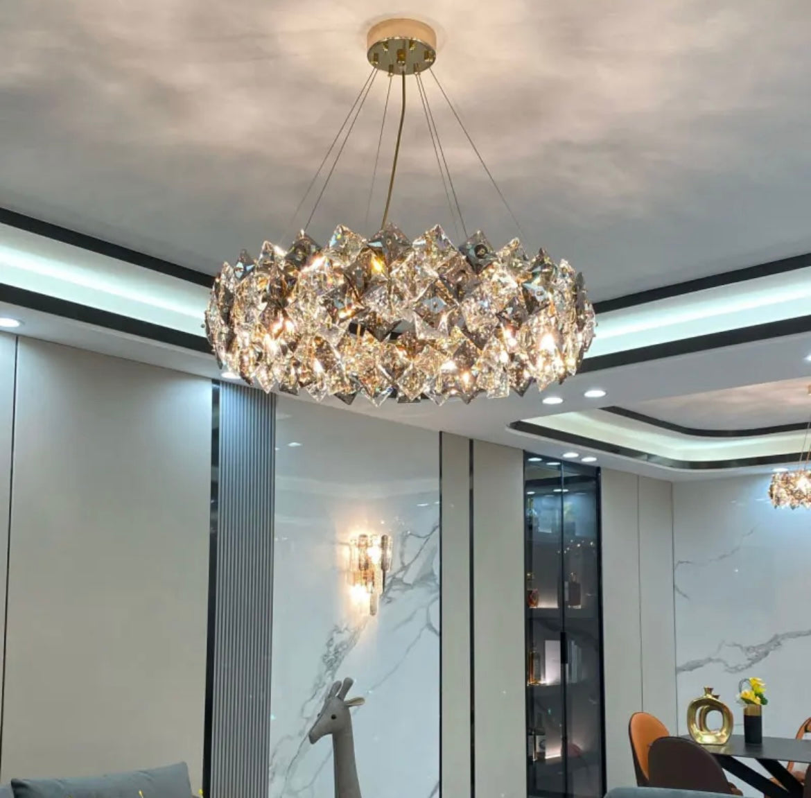 Atmospheric Luxury Crystal Chandelier