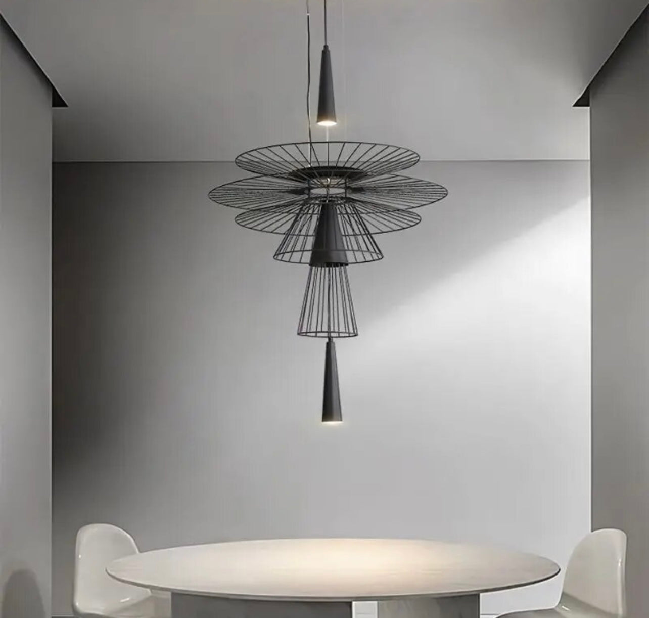 Metal Chord Pendant Light