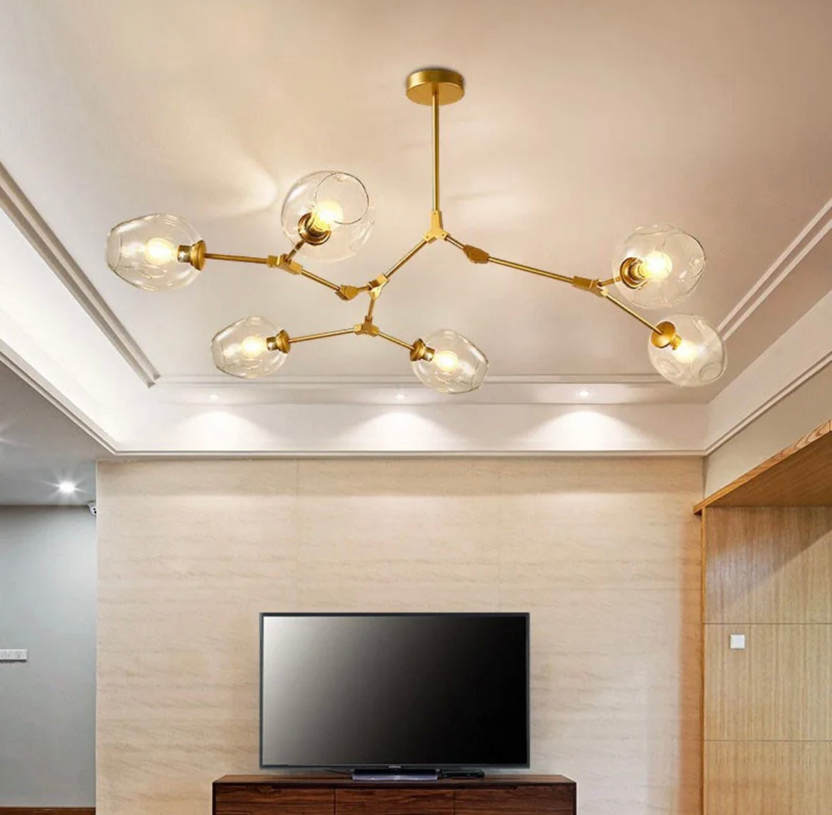 Brass Tree Nordic Modern Pendant Ball Light
