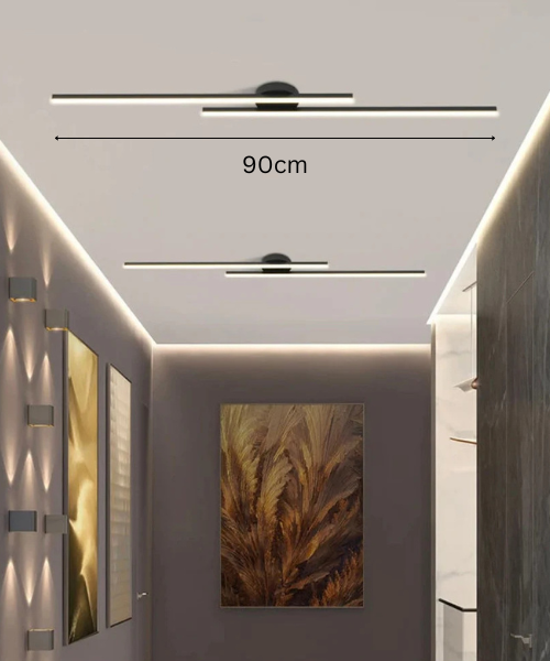 90cm Black Wall Light Strip
