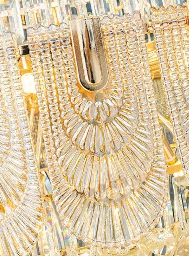 Chandelier design close up