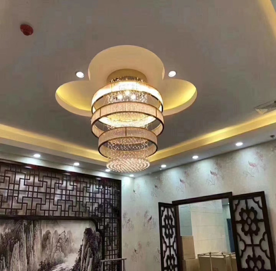 Commercial Ring Crystal Lighting