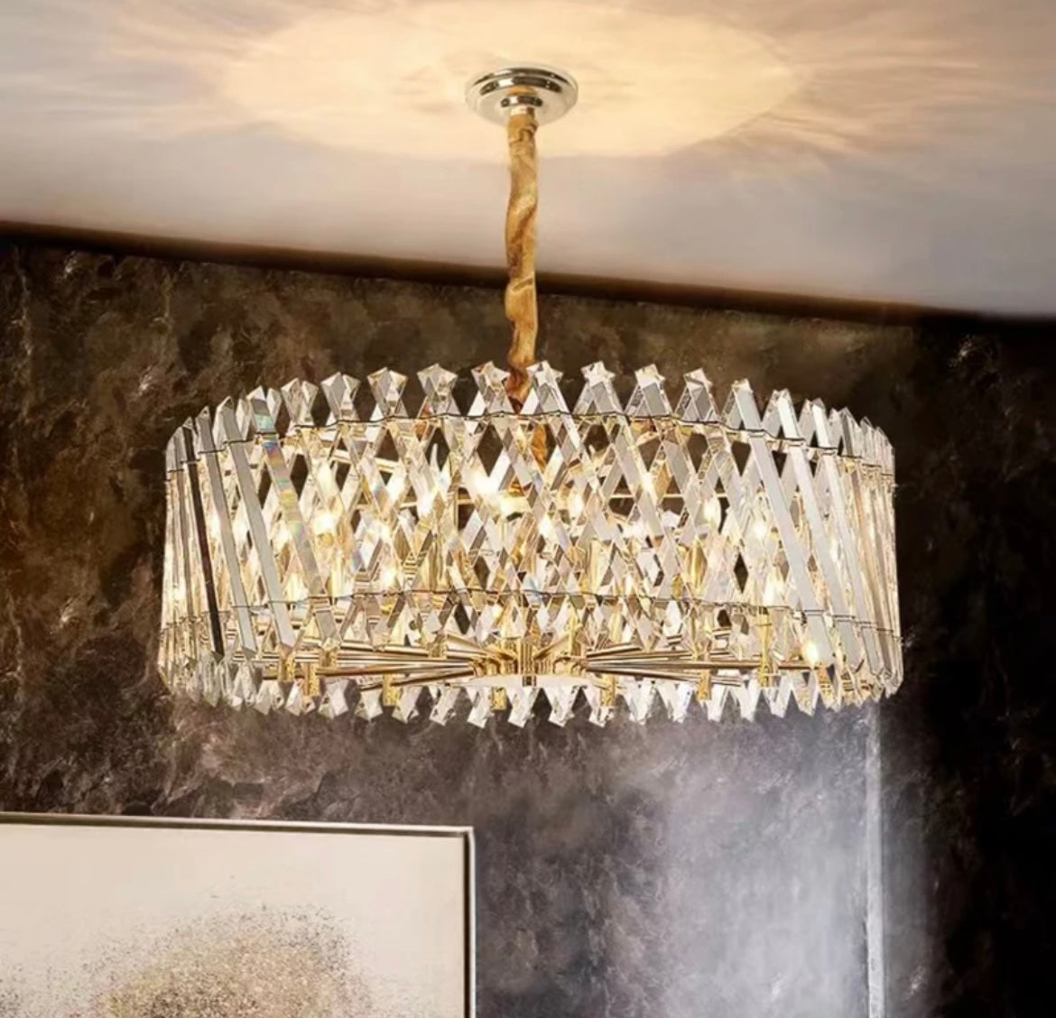 Creative Luxury Postmodern Crystal Chandelier