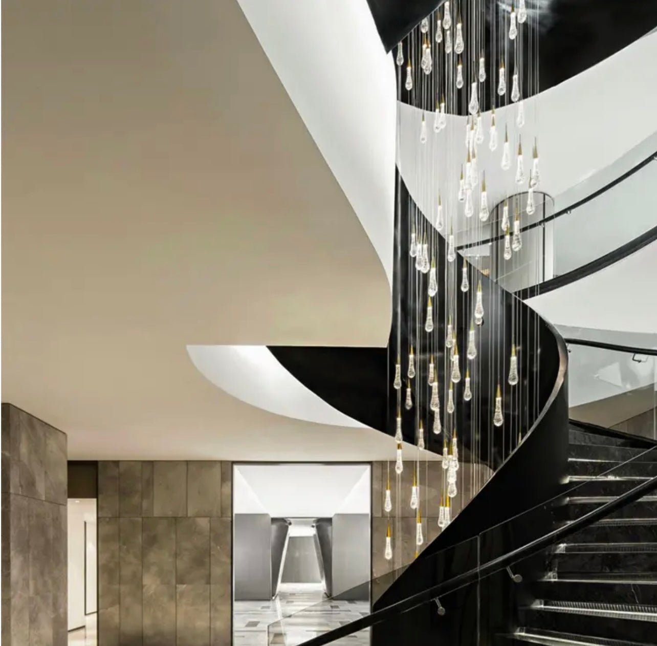 Ball Staircase Chandelier lighting