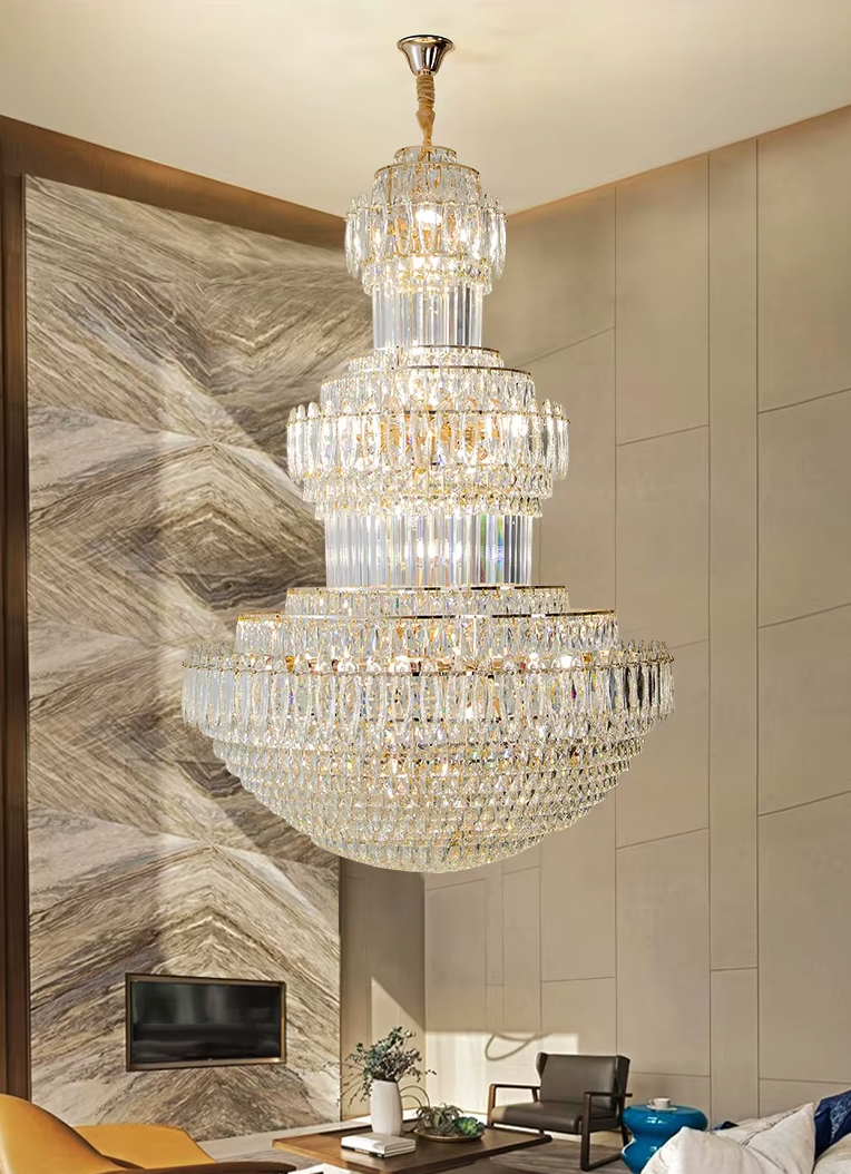 Luxurious Large Crystal Chandelier