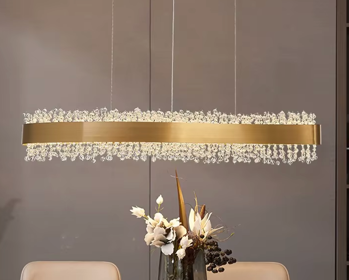Hanging Gold Chandelier