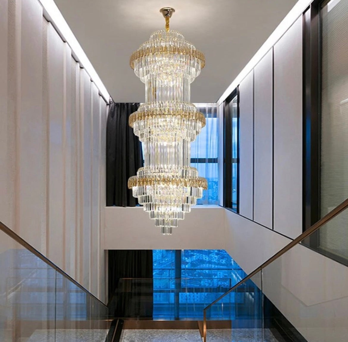 gold crystal chandelier