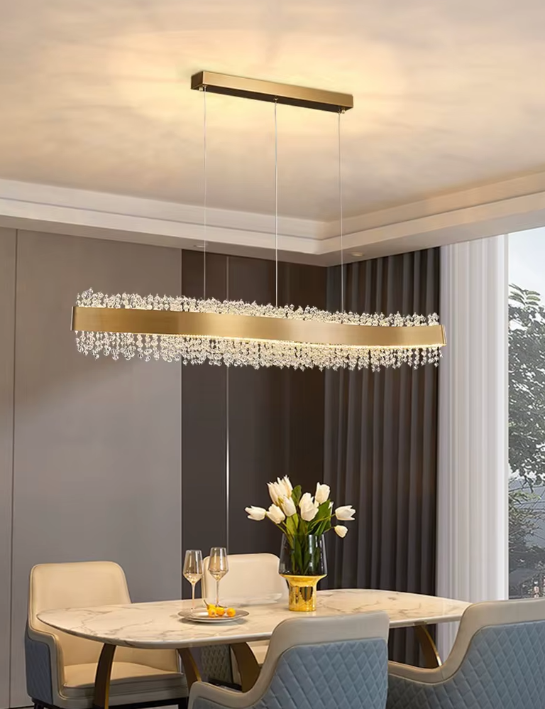 Crystal chandelier for dining room