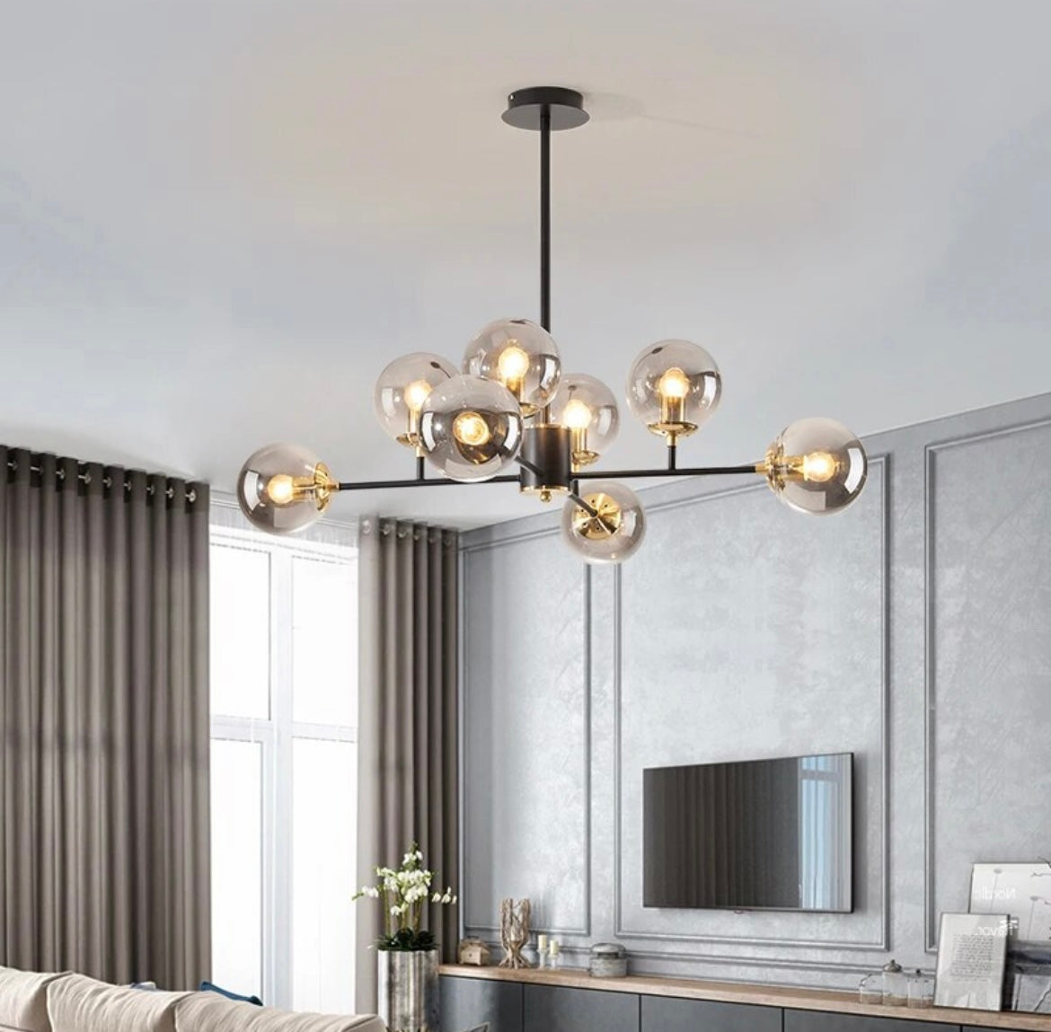 Dining room Nordic LED Glass Ball Light