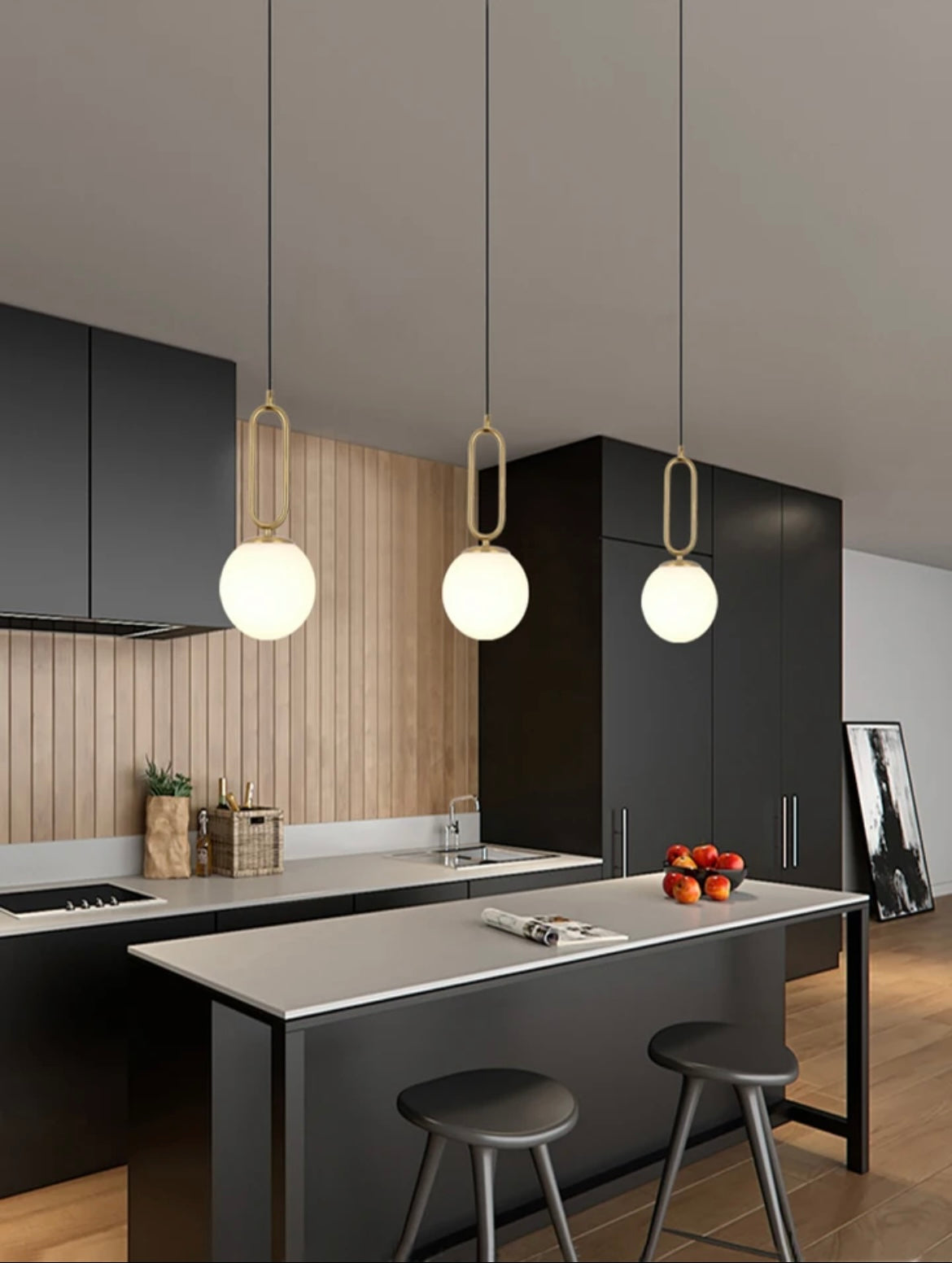 Dining table Minimalist Round Ball Pendant Lighting