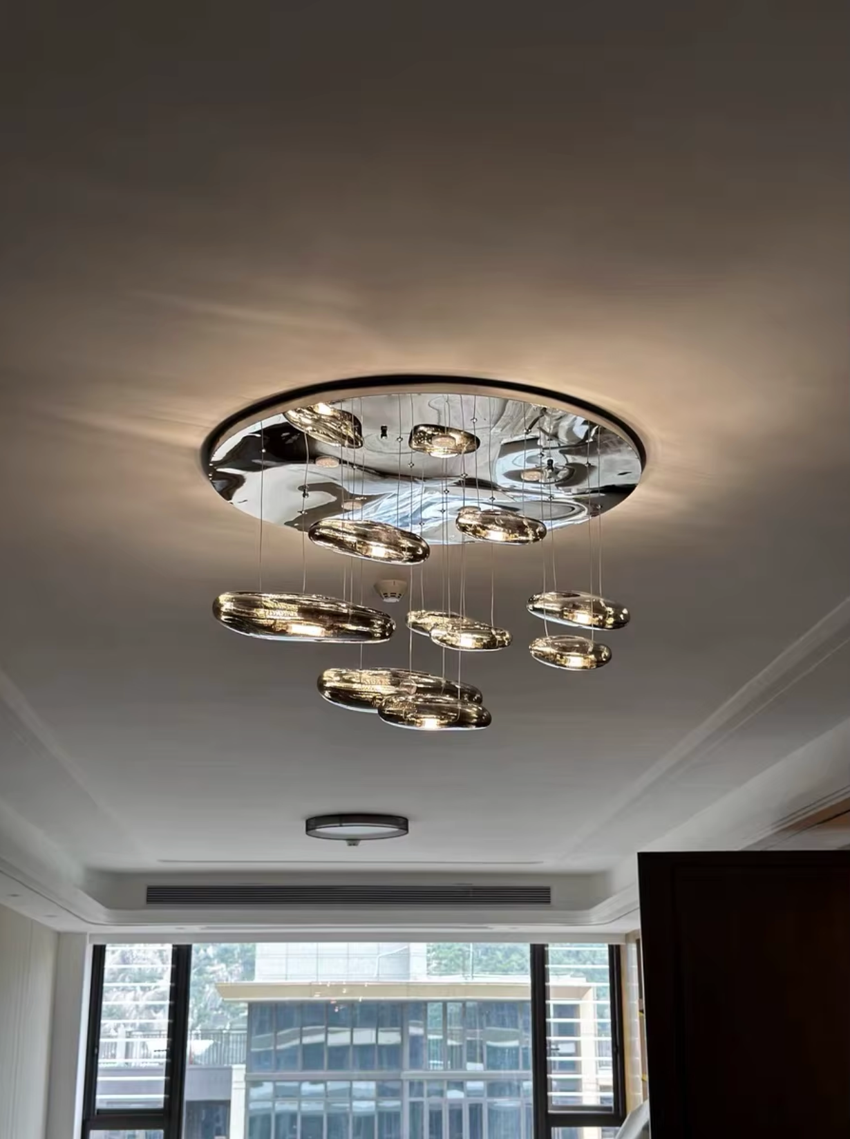 small elegant chandelier light