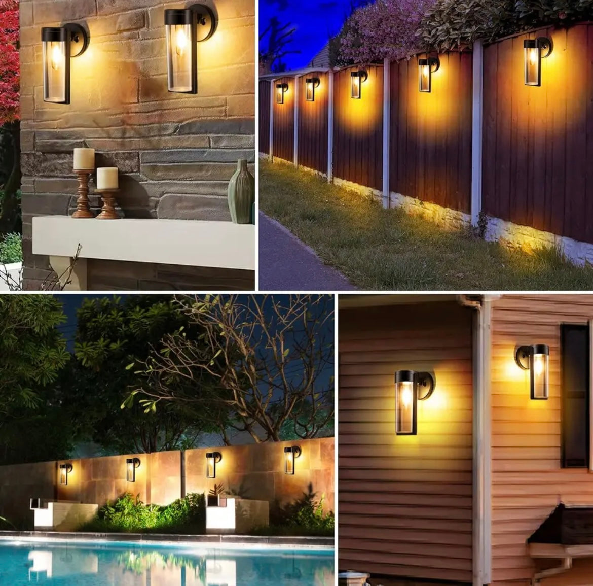 Outdoor Solar LED Wall and fence Light