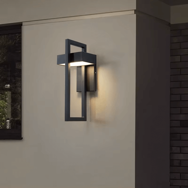 Geometric Outdoor Wall Light