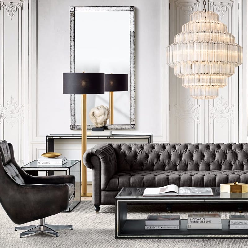 Grand Modern Crystal Chandelier Light