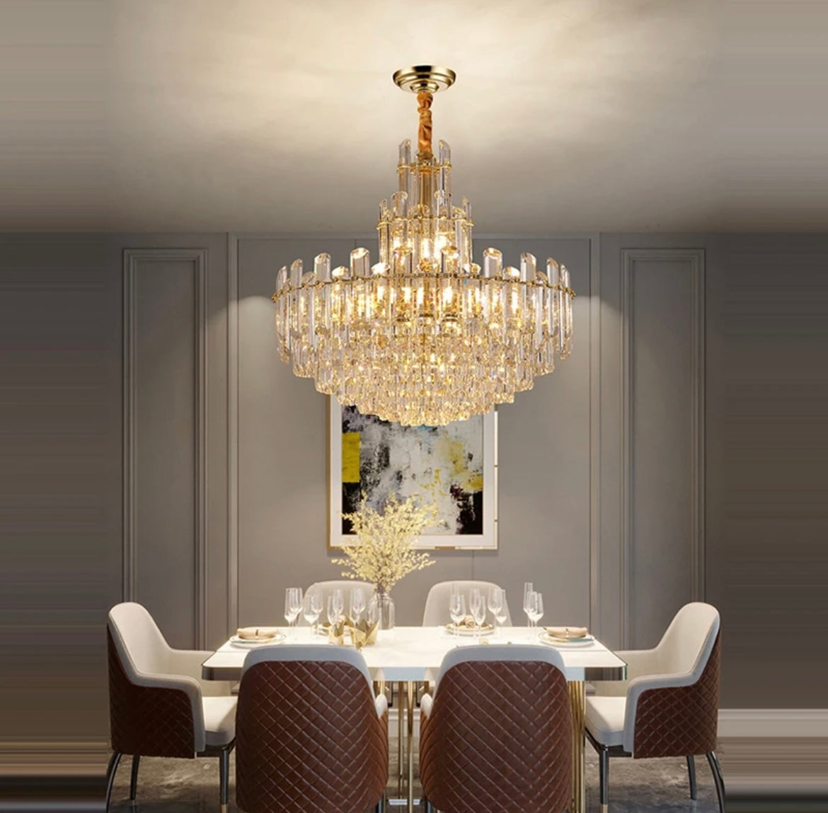 Hanging LED Luxury Light Chandelier