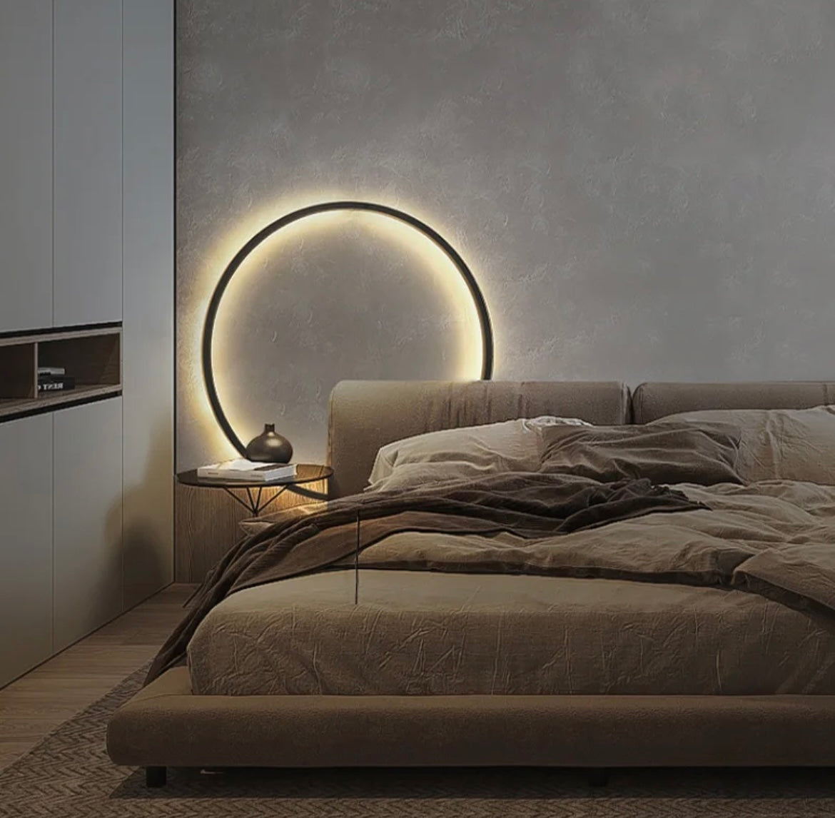 Home Nordic Round Ring Wall Lights