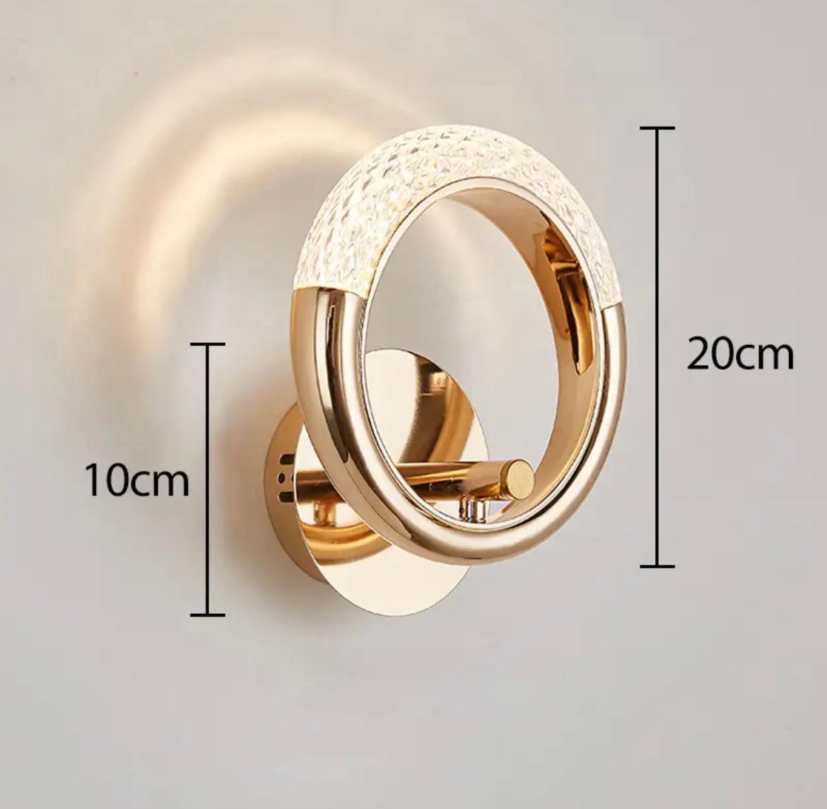 Indoor Nordic Crystal LED Wall Lighting