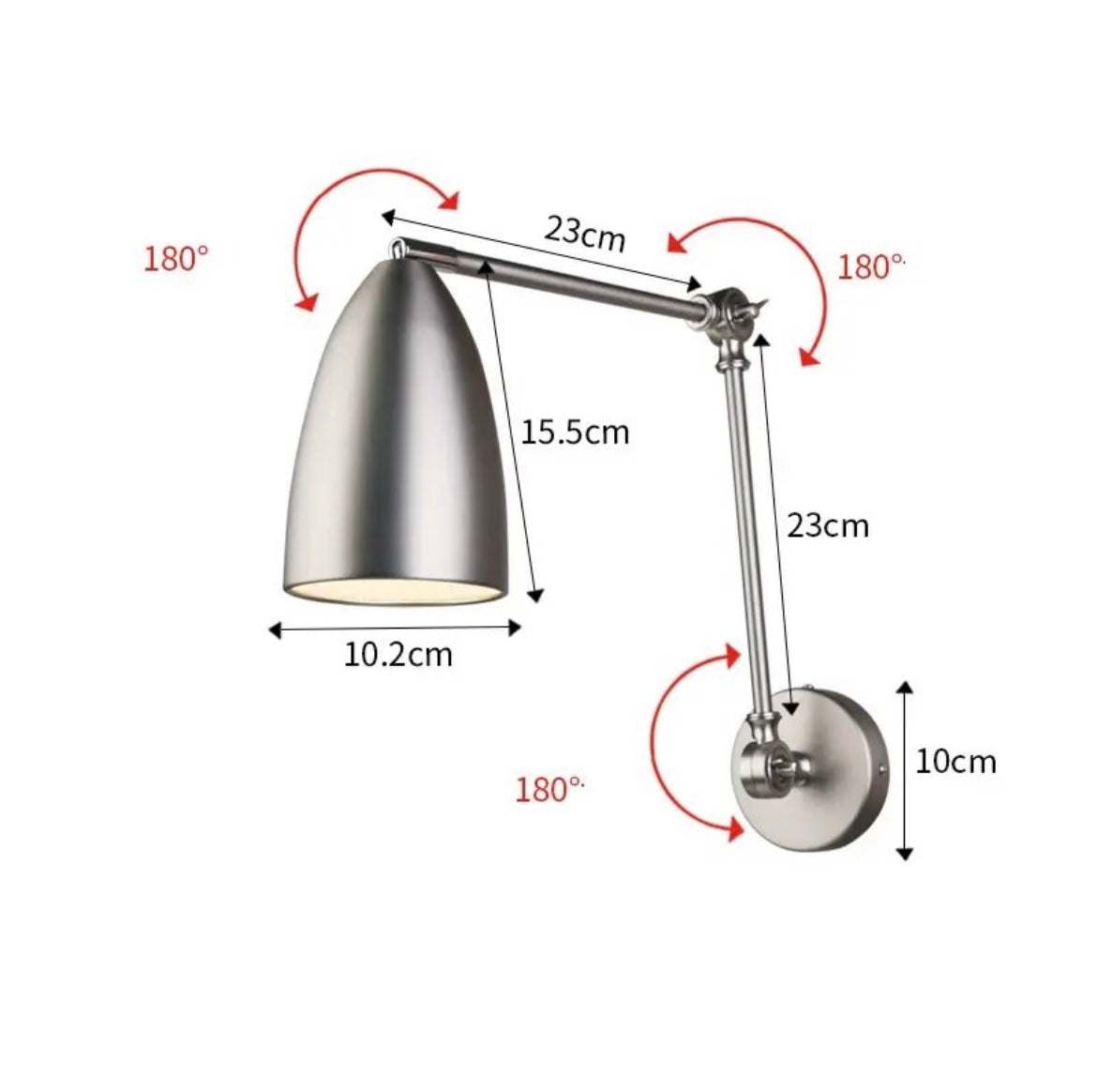 Industrial Retro Extendable Wall Lights
