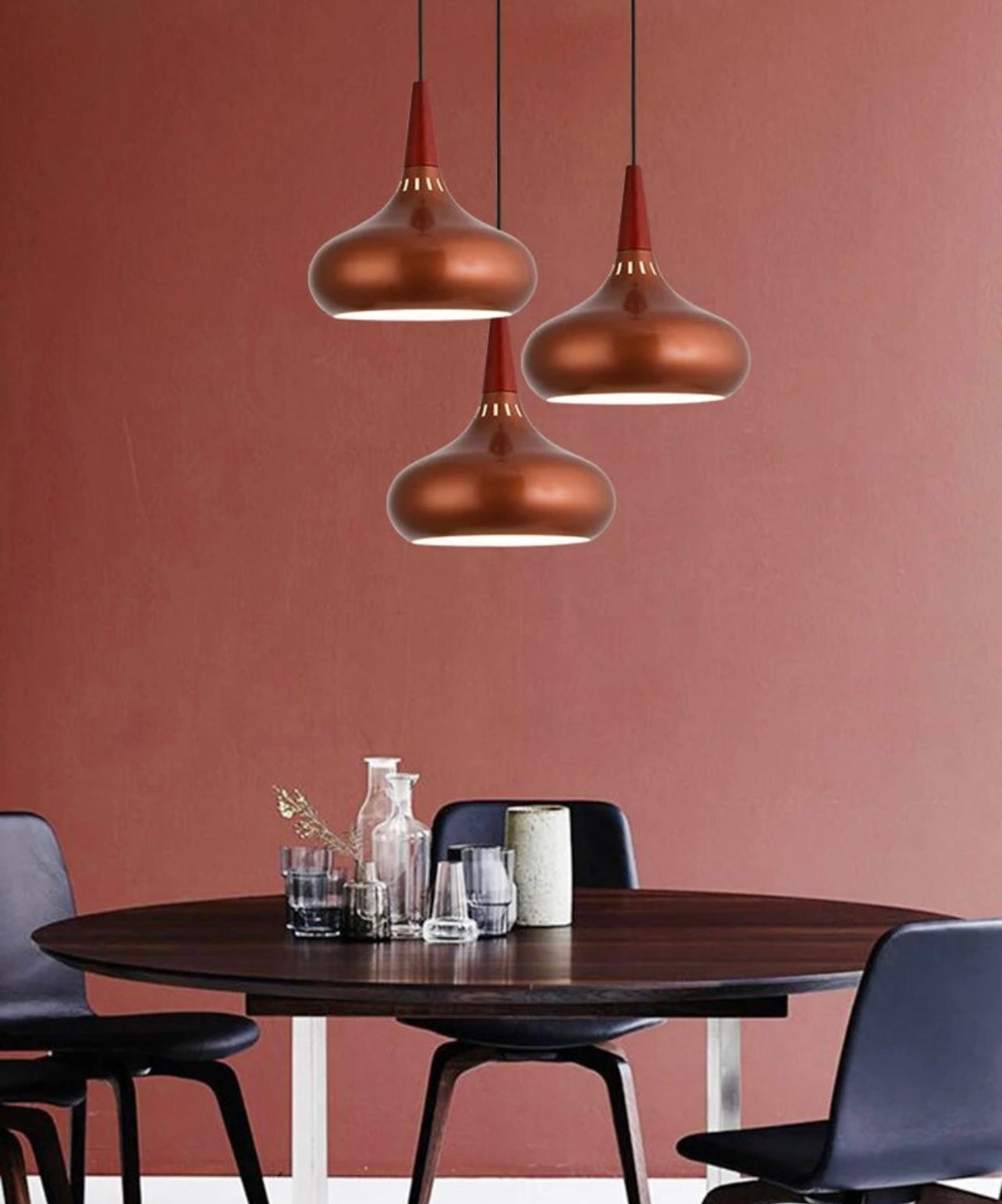 Iron Oak Pendant Lamp
