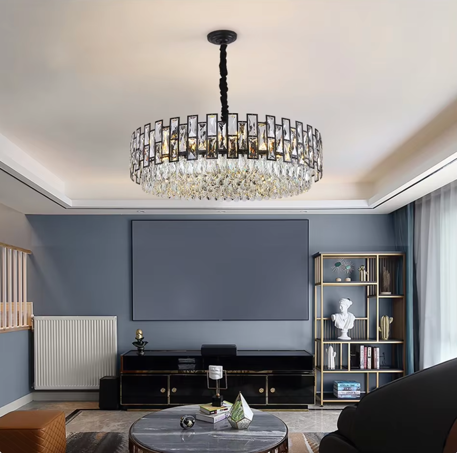 modern crystal chandelier