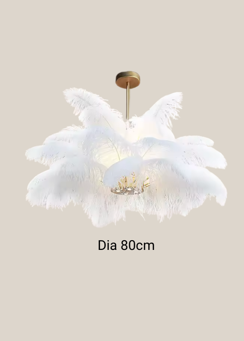 Feather large pendant light
