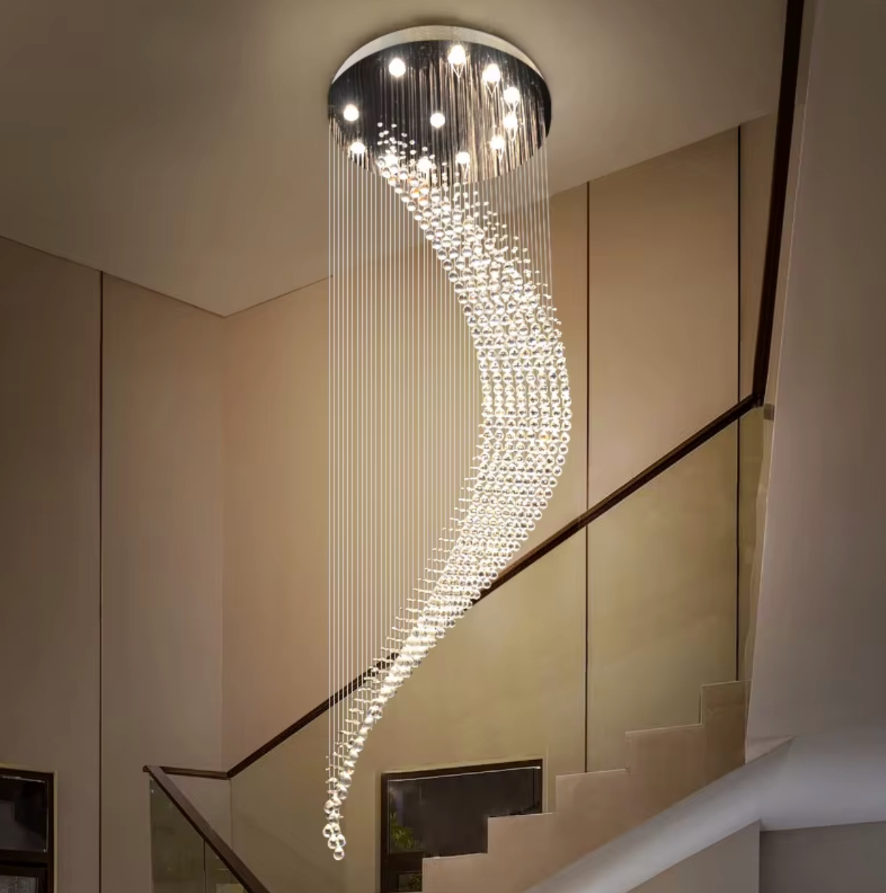 K9 Crystal pendant Droplet Chandelier