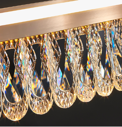 Luxury Droplet Ring Chandelier lighting