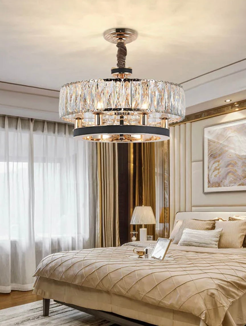 Modern Black Nordic Luxury Crystal Chandelier lighting
