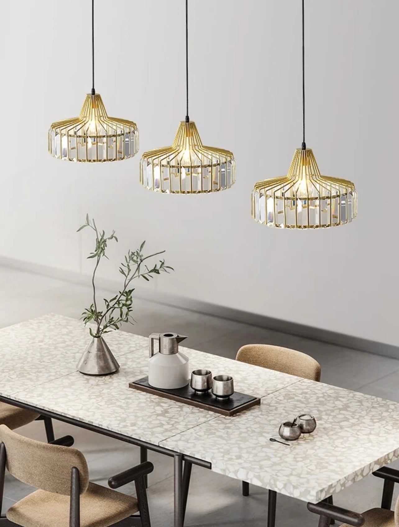 Modern Iron Crystal Chandelier lighting