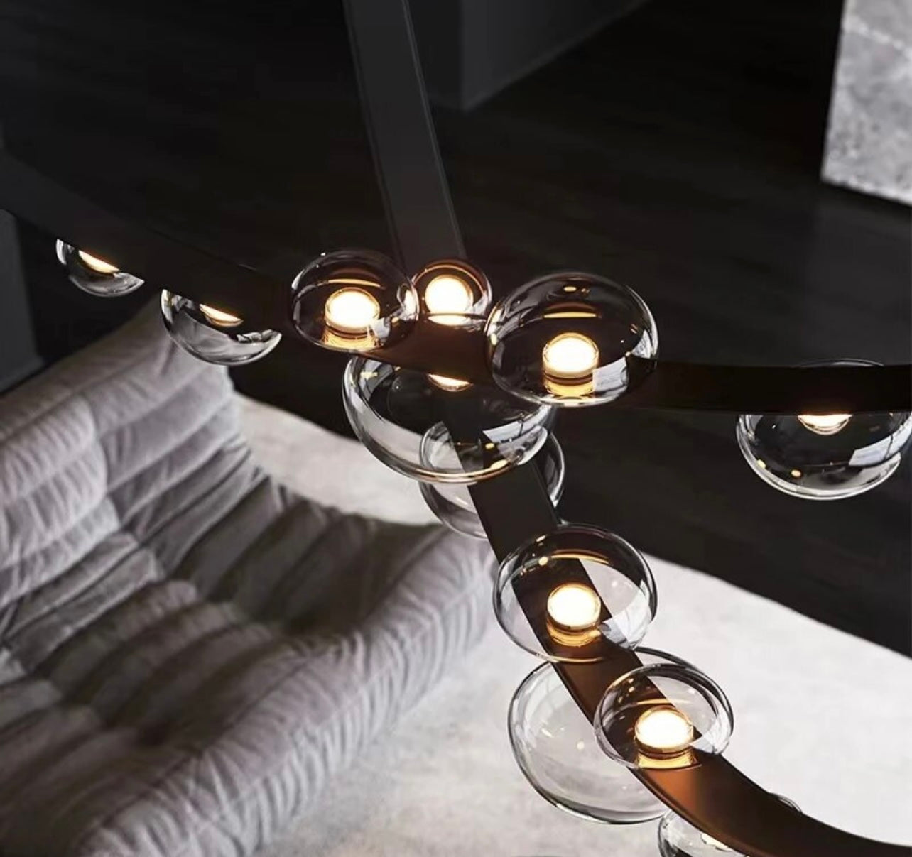 Modern Suspended Belt Pendant Lights