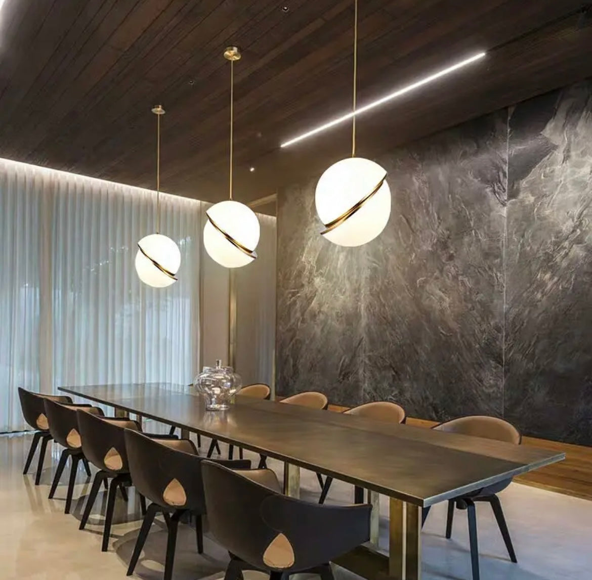 Nordic Modern White Ball Bubble LED Pendant Light