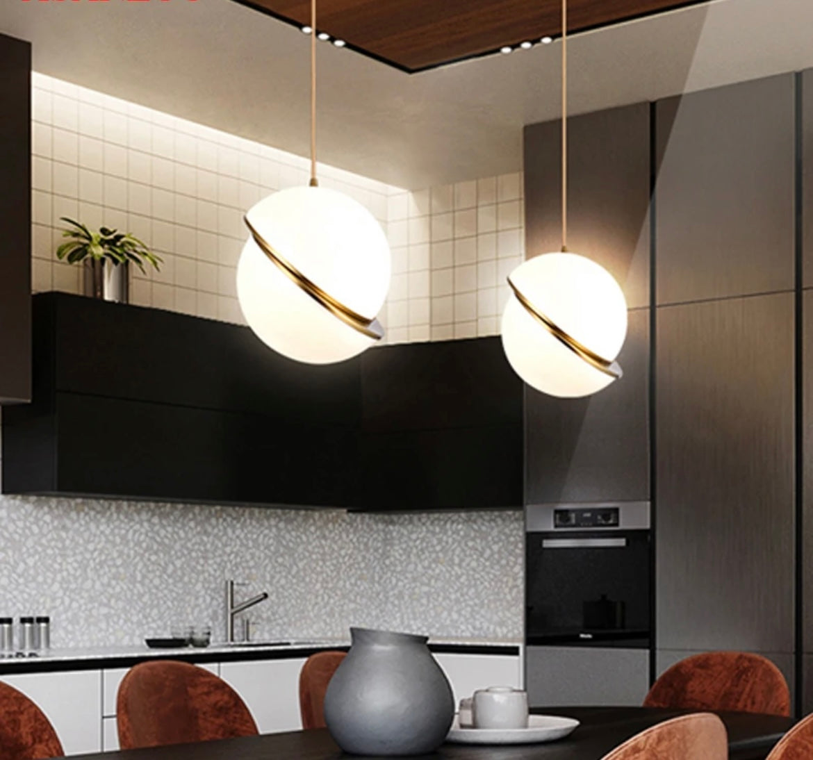 Nordic Modern White Ball Bubble LED Pendant Lights