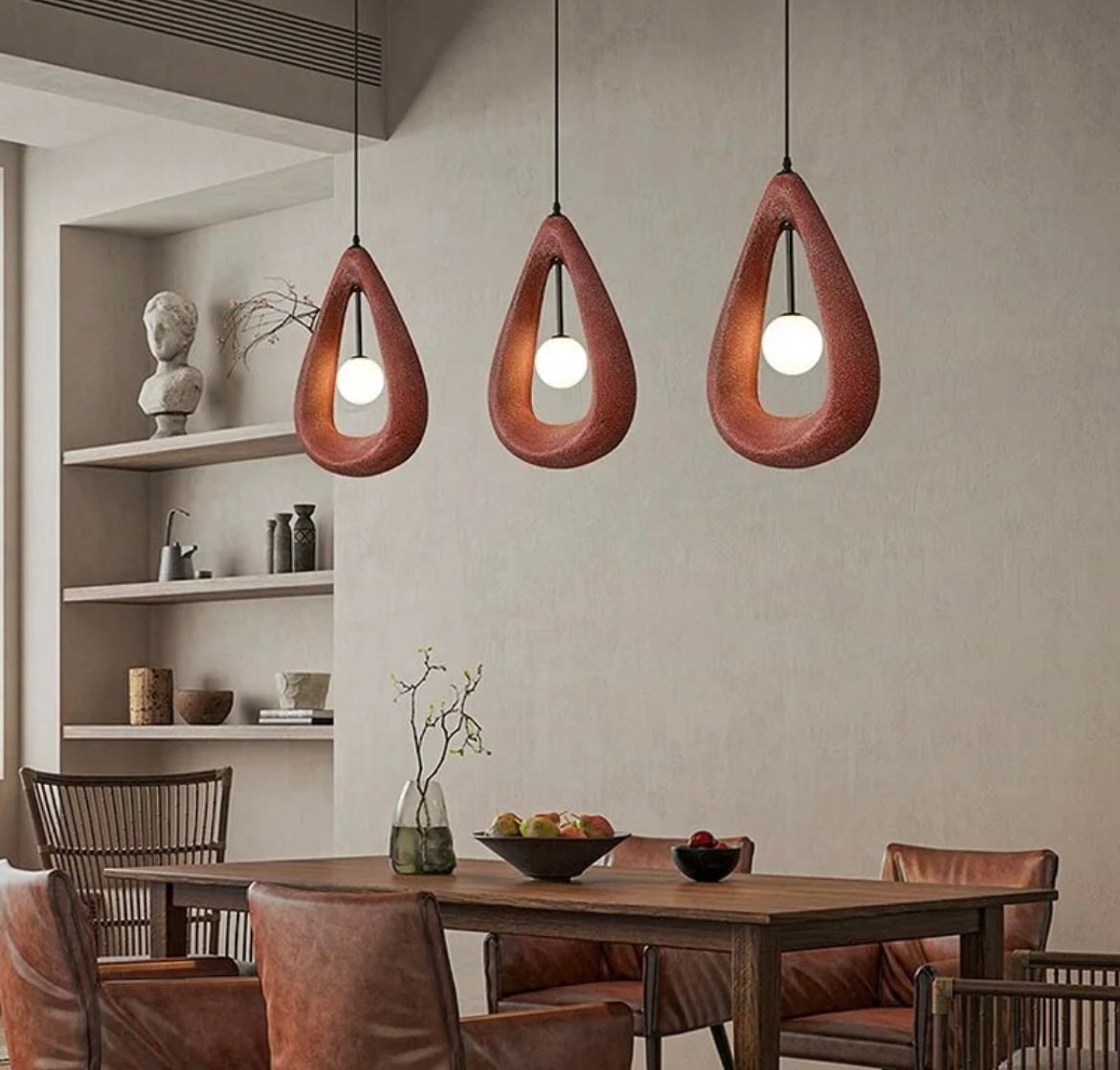 Nordic Wasi Sabi Teardrop Pendant lights