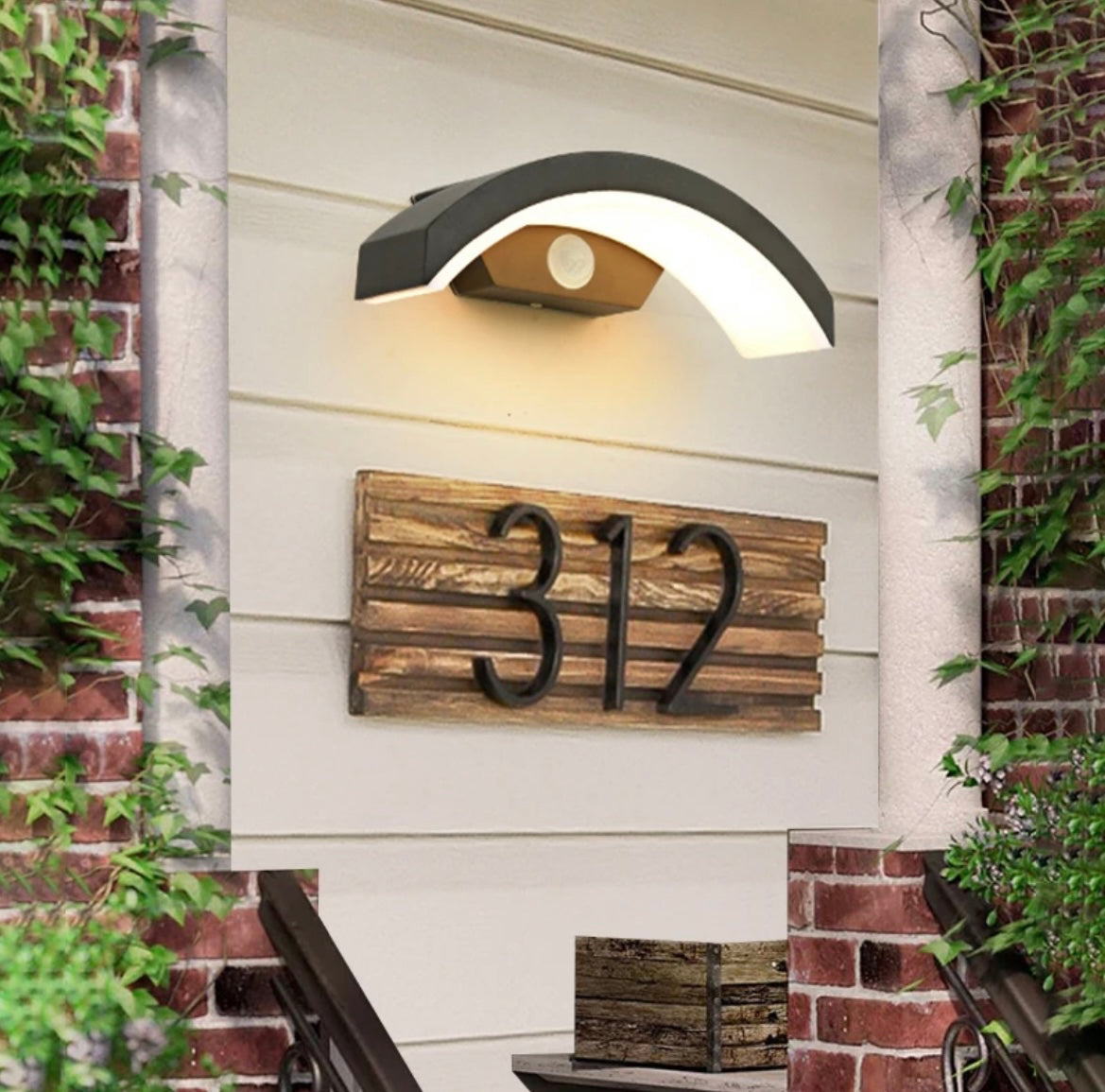 Outdoor Garden Motion Sensor Wall Lights