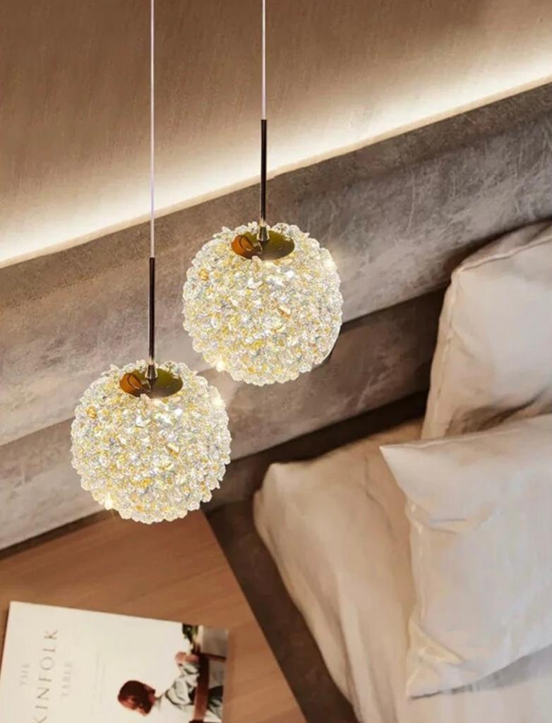 Postmodern Cherry Crystal Ball Lights