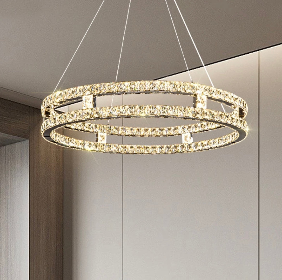 Round Ring Luxury Chandelier
