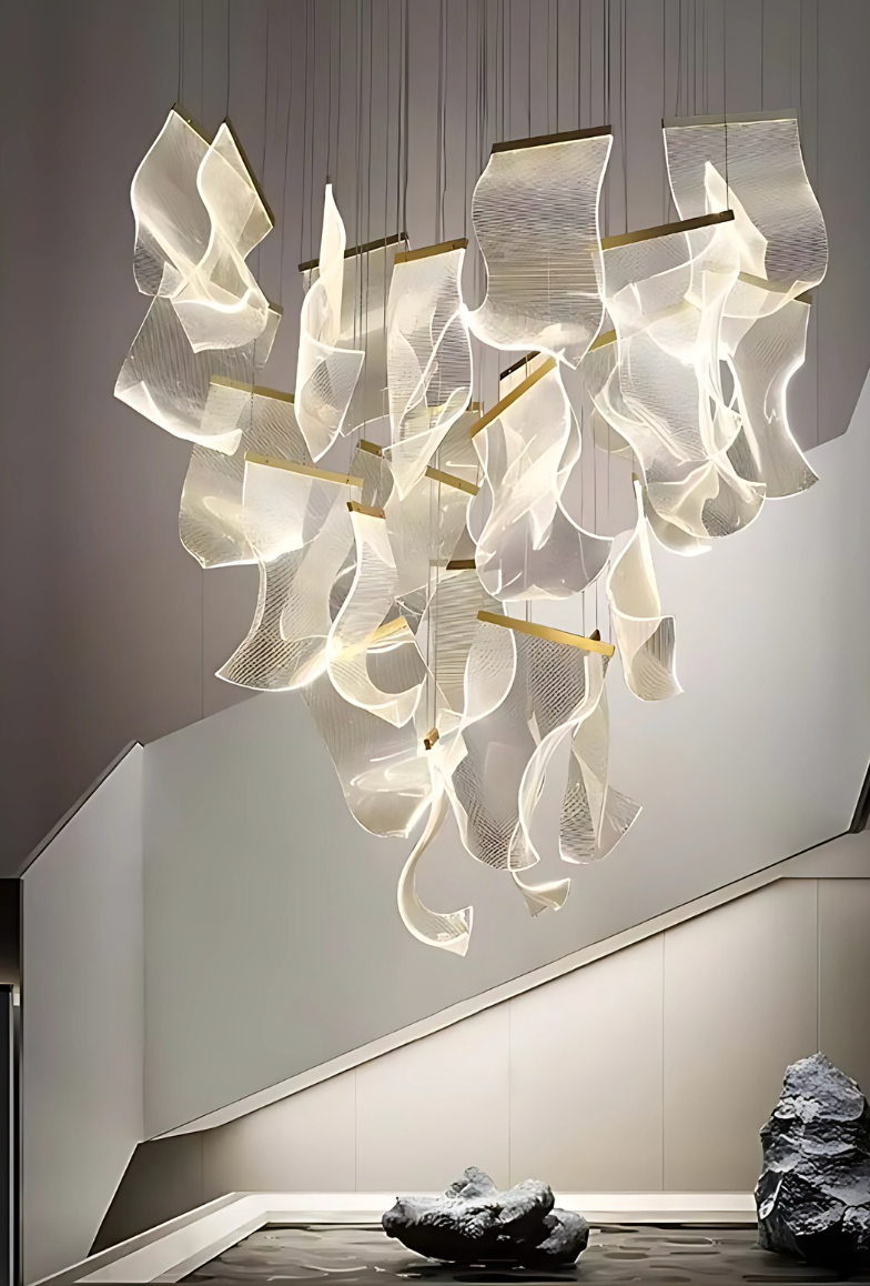 Sculptural Pendant Light Chandelier