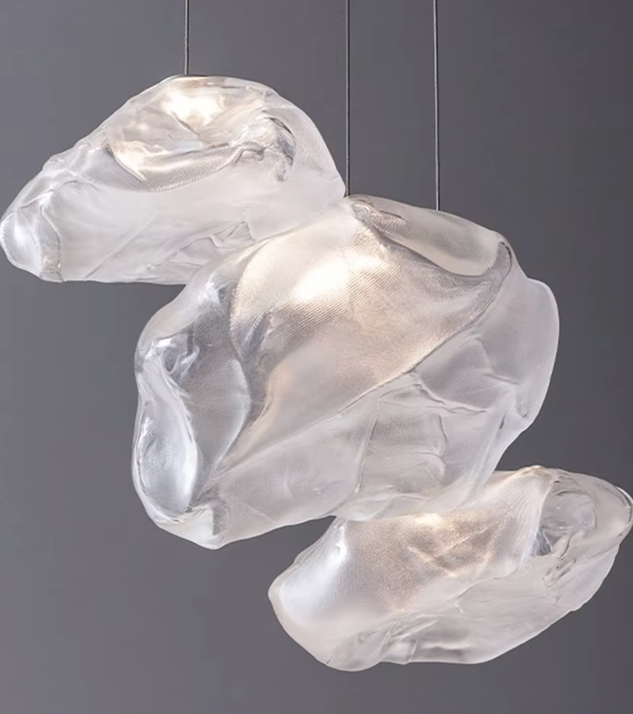 Blown Glass Staircase Pendant