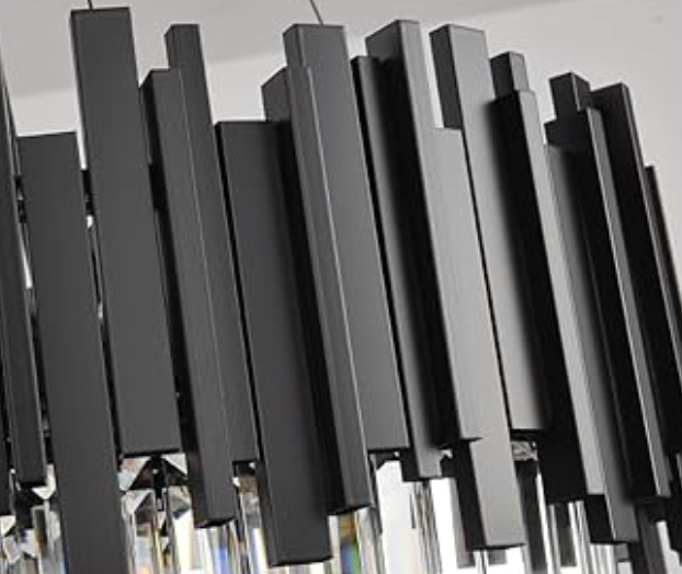 Black Crystal Chandelier