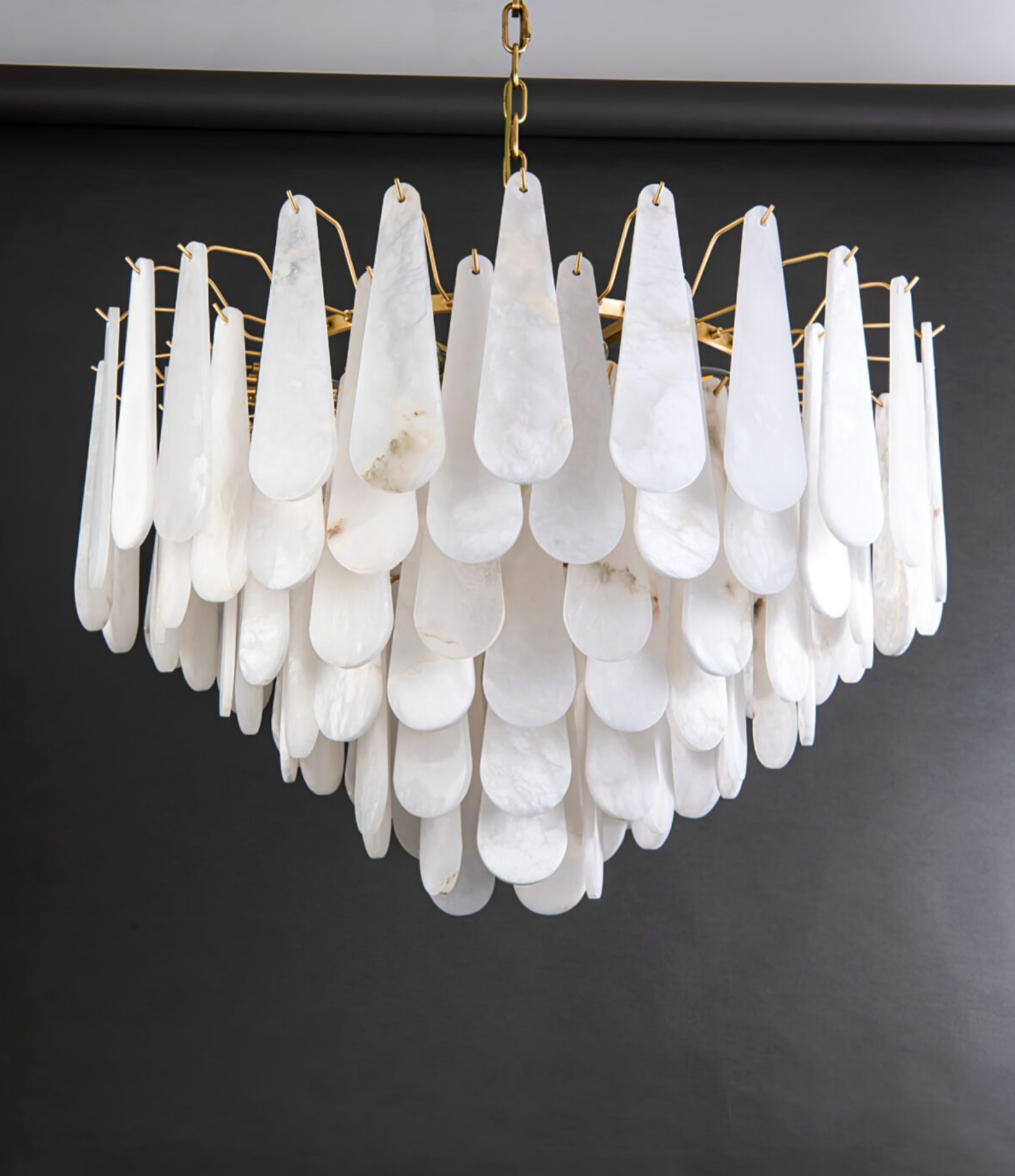 Marble Circular Deluxe Chandelier