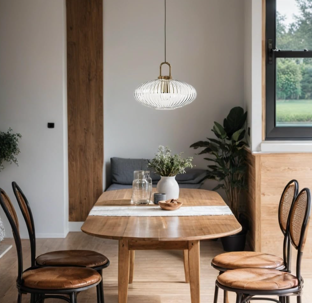 Oslo Ribbed Glass Pendants