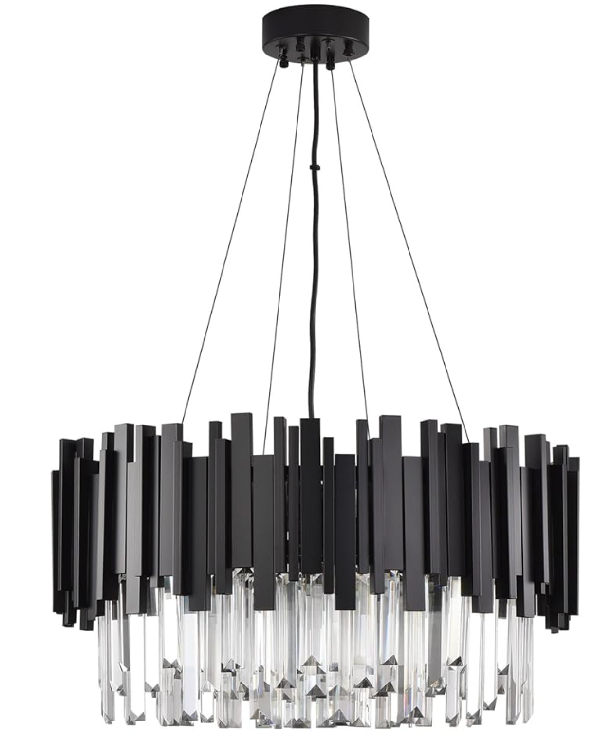 Black Crystal Chandelier