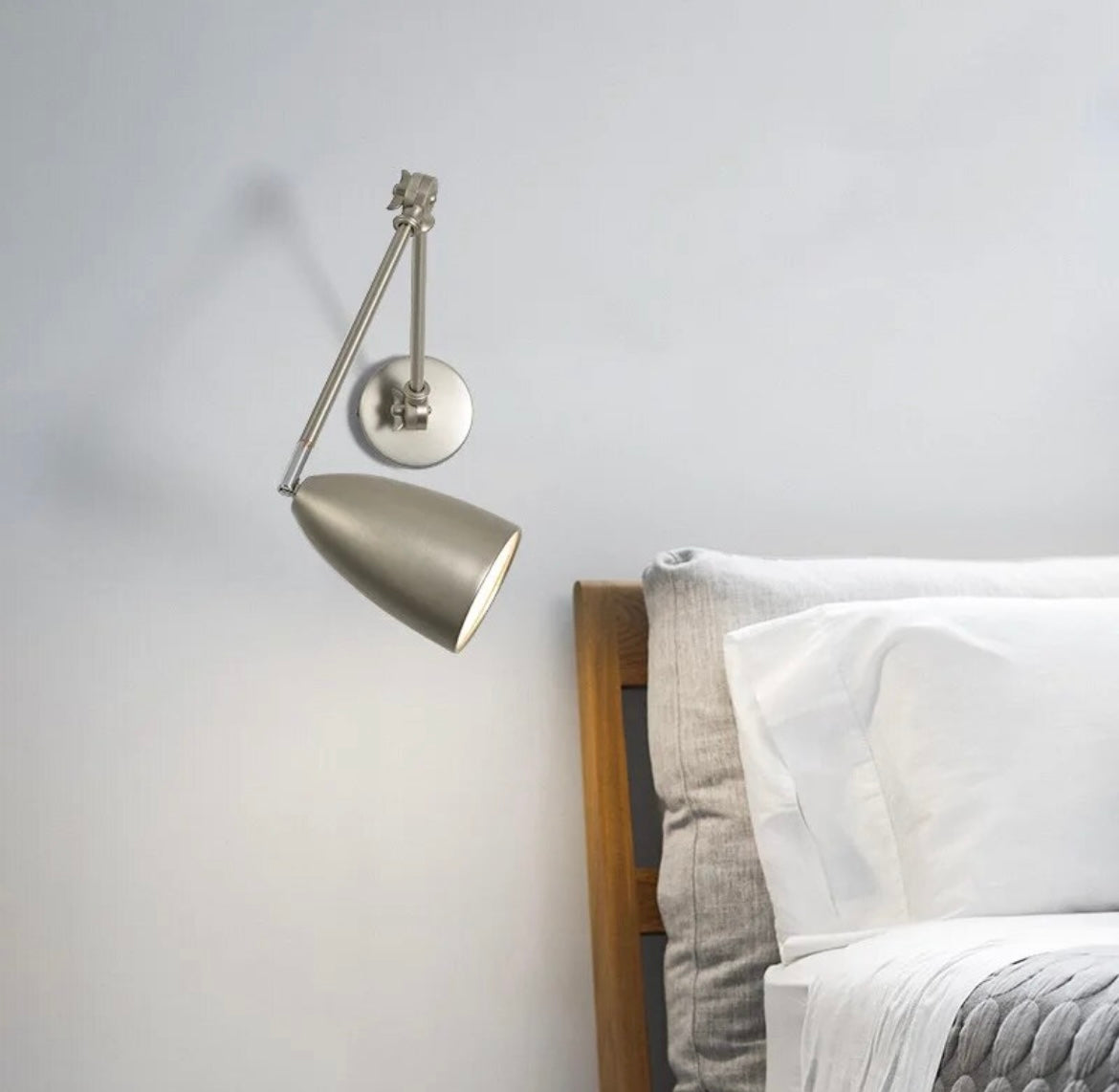 Silver Industrial Retro Extendable Wall Lights