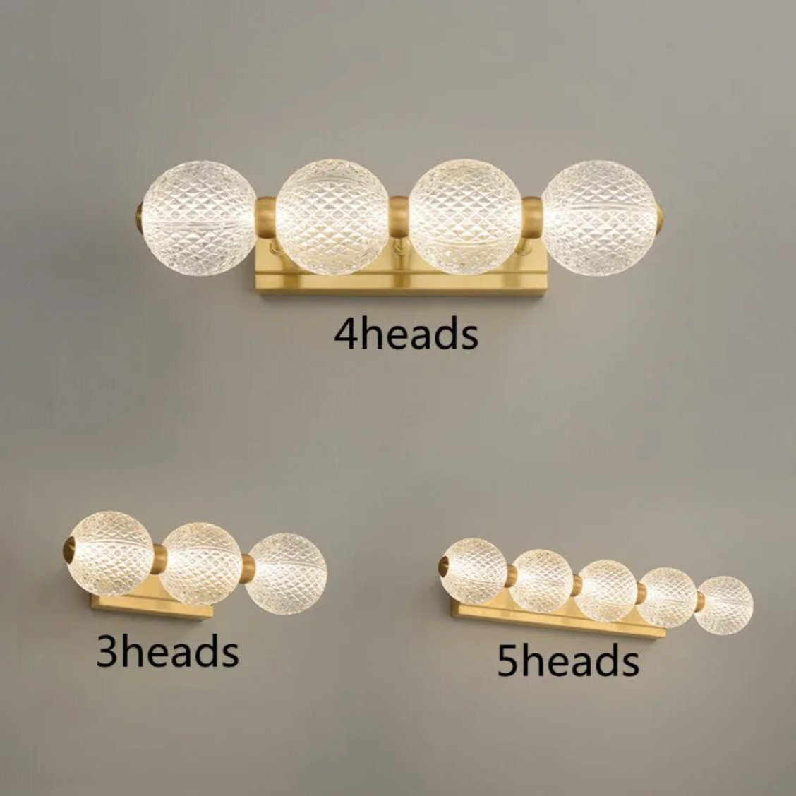 Sphere Copper Wall Lights